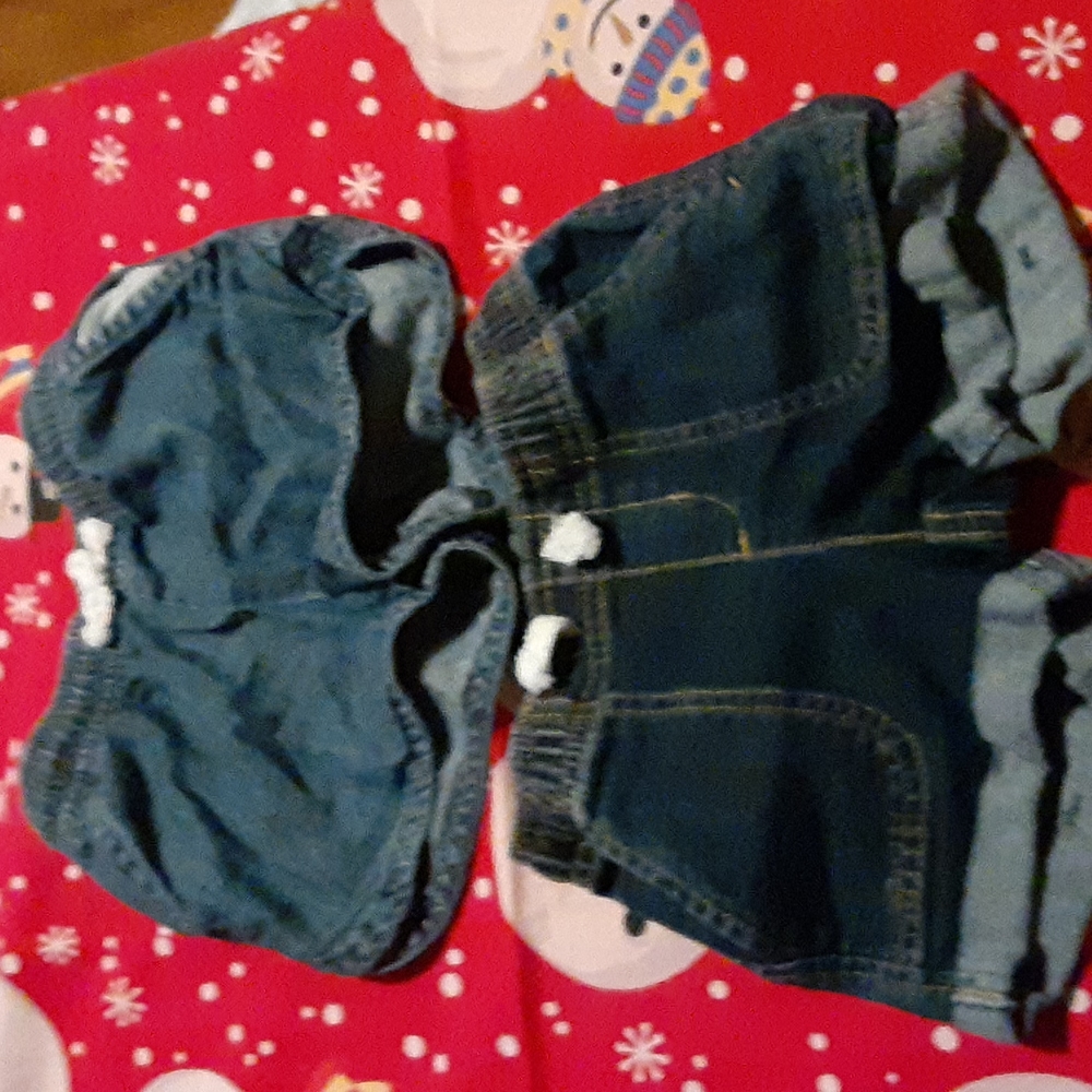 Jumping beans shorts 4 and 5t denim dark and light